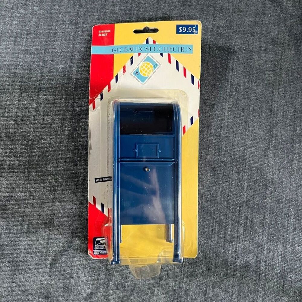USPS Global Post Collection - US Mail Box 4.5" USPS Coin Bank & Stamp Dispenser